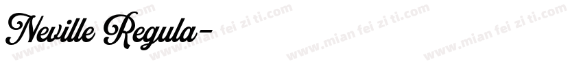 Neville Regula字体转换